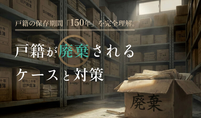 戸籍の保存期間を完全理解。廃棄されるケースと対策
