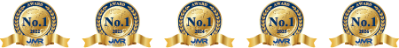 家系図サービス利用者数5年連続No.1 JMRO受賞バッジ